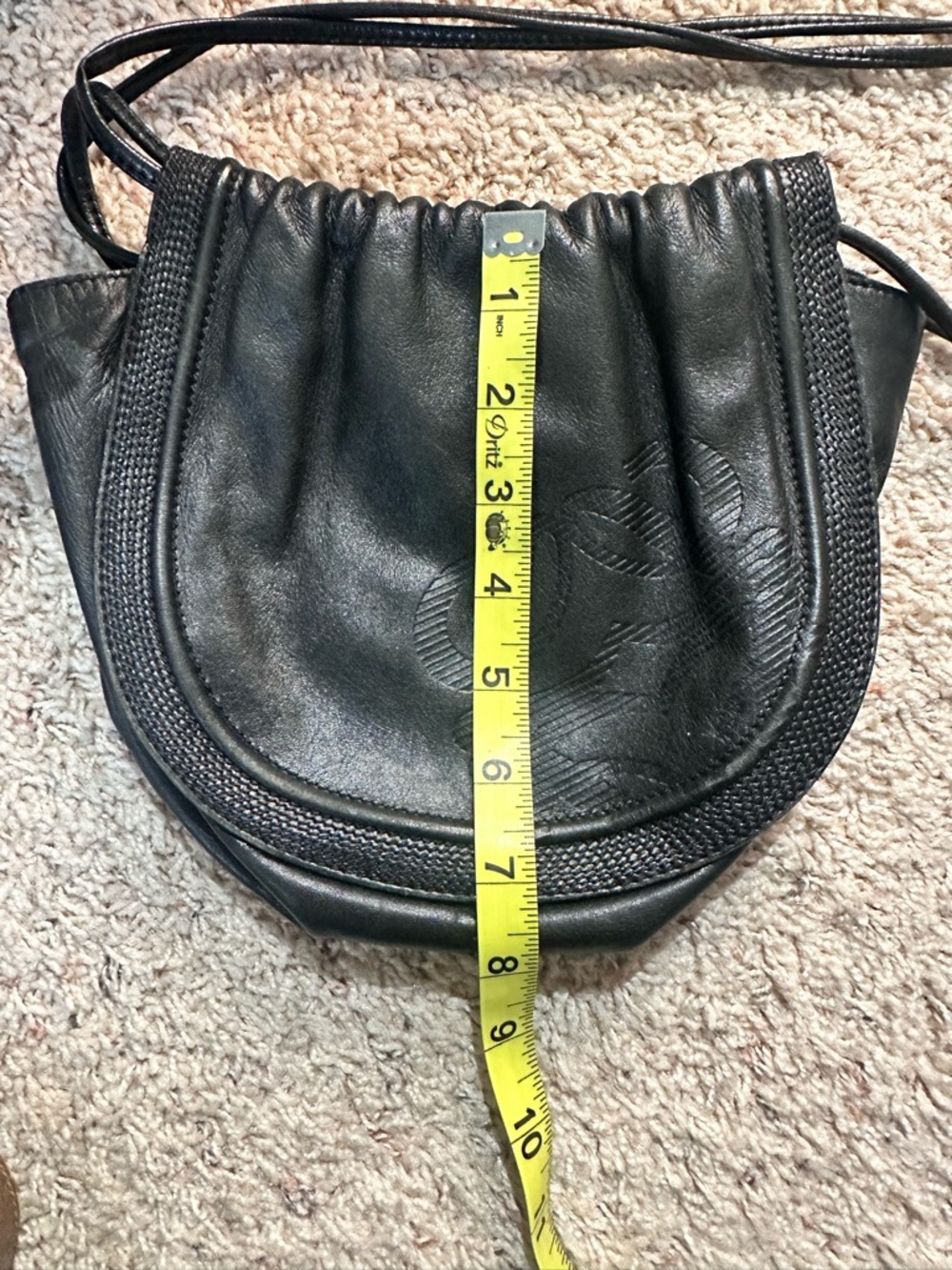 Loewe Black Leather Crescent Crossbody - Picture 10 of 11